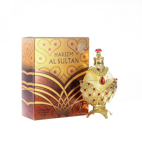Khadlaj Hareem Al Sultan Gold Concentrated Perfume Oil for Unisex, 1.18 Ounce